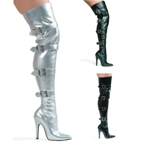 5" Heel Stretch Thigh Boot (ES511-Buckleup)