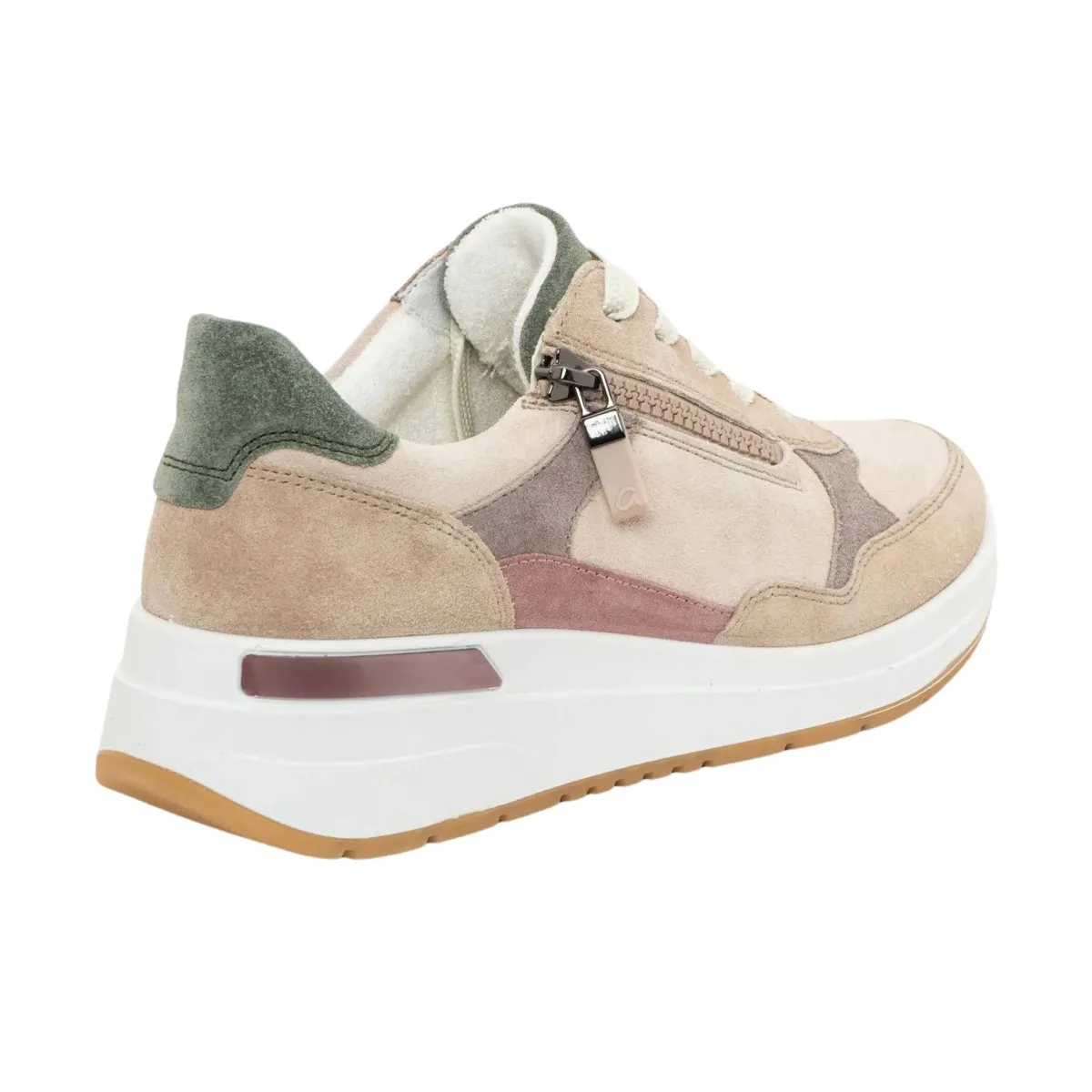 Ara Women's Gardenia Sand/Shell/Moon/Rose/Thyme Suede