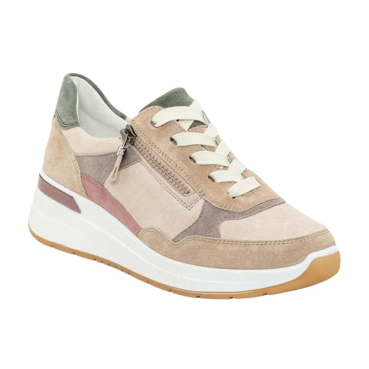 Ara Women's Gardenia Sand/Shell/Moon/Rose/Thyme Suede