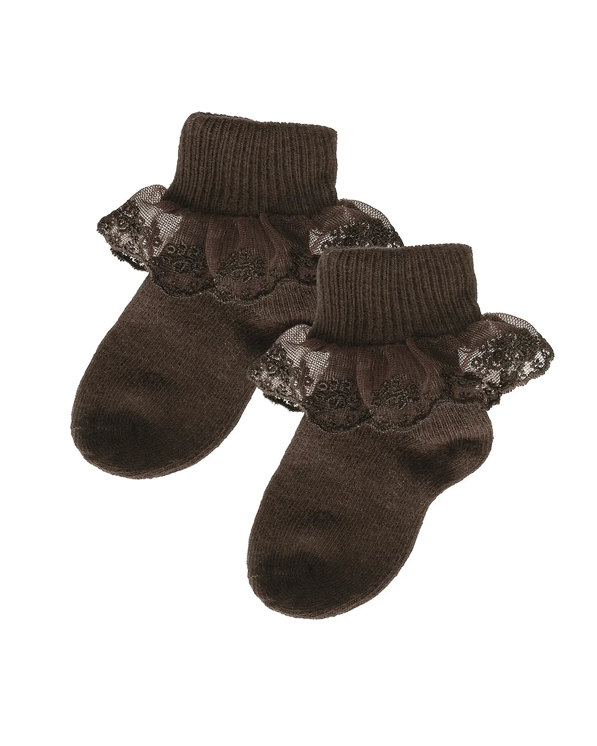 Classic Lace Girls Ruffle Anklet Socks