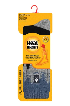 Men's ULTRA LITE™ Trees Patterned Crew Socks